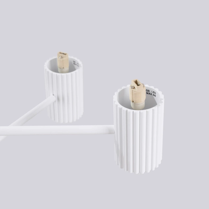 Ljuskrona HALO 6 vit