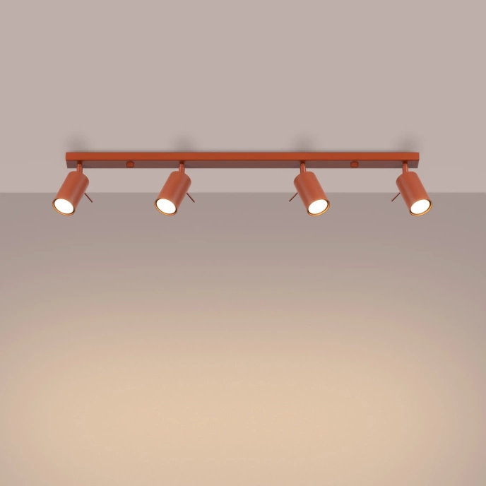 Plafond RING 4L ockraröd