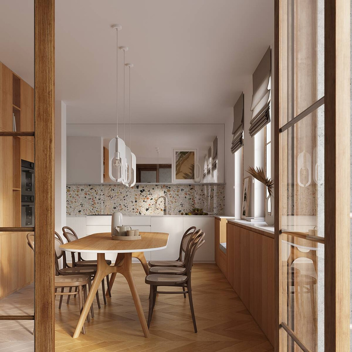 NICUS 3P taklampa vit + 3x LED-glödlampa E27 3000K 7W 760lm