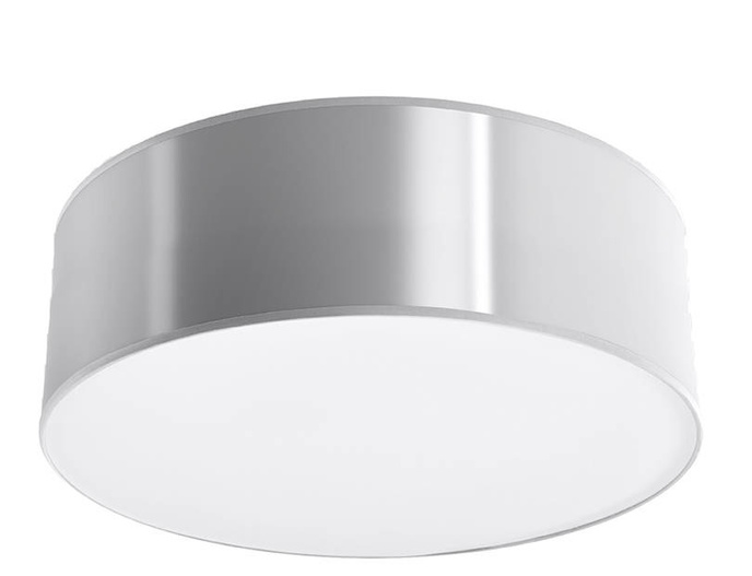Takplafond ARENA 25 GREY + 1x LED-lampa E27 3000K varm 7,5W 620lm