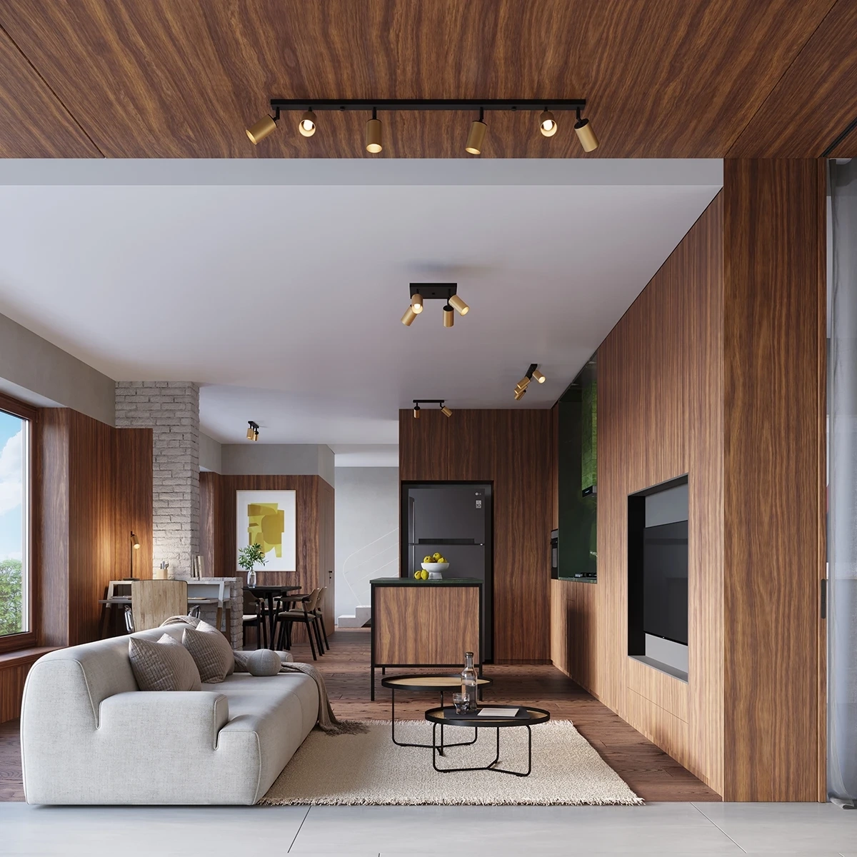 Vägglampa WINX svart/guld