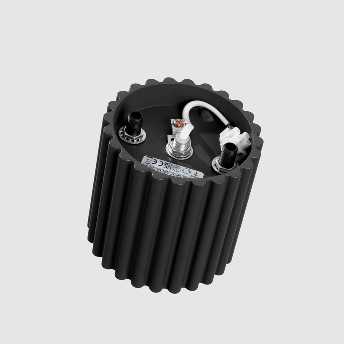 Taklampa AURA 1 svart GU10