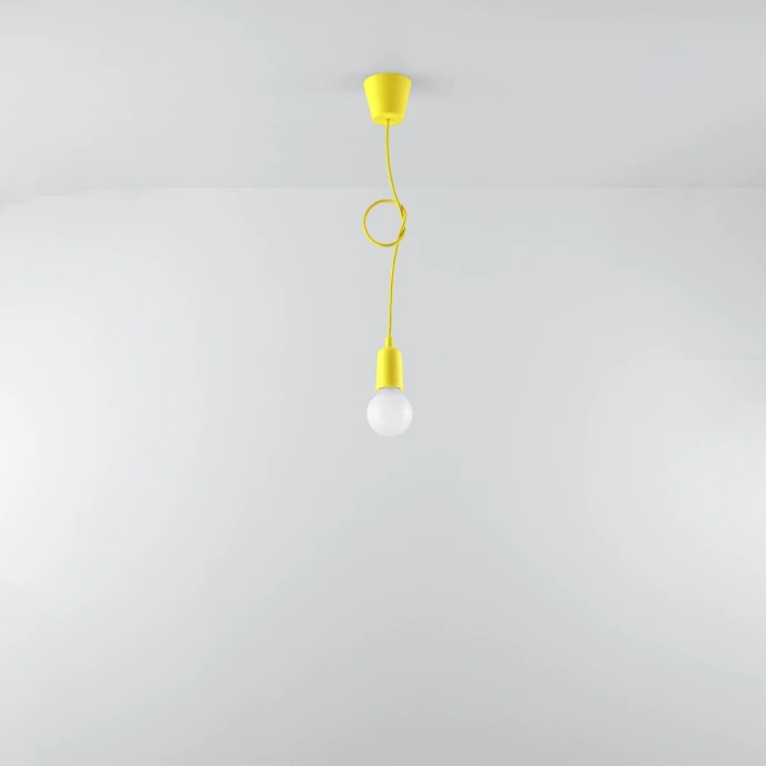 Pendel lampa DIEGO 1 gul