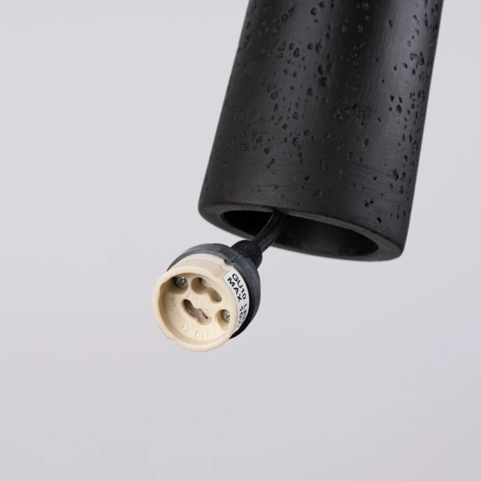 Pendellampa ELECTRA svart betong