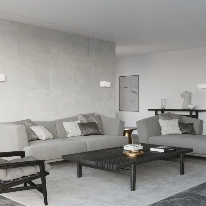 Vägglampa TILA 40 vit