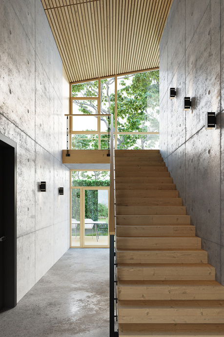 Vägglampa BLOCCO svart + 1x LED-lampa G9 4000K Cold 4,5W 530lm