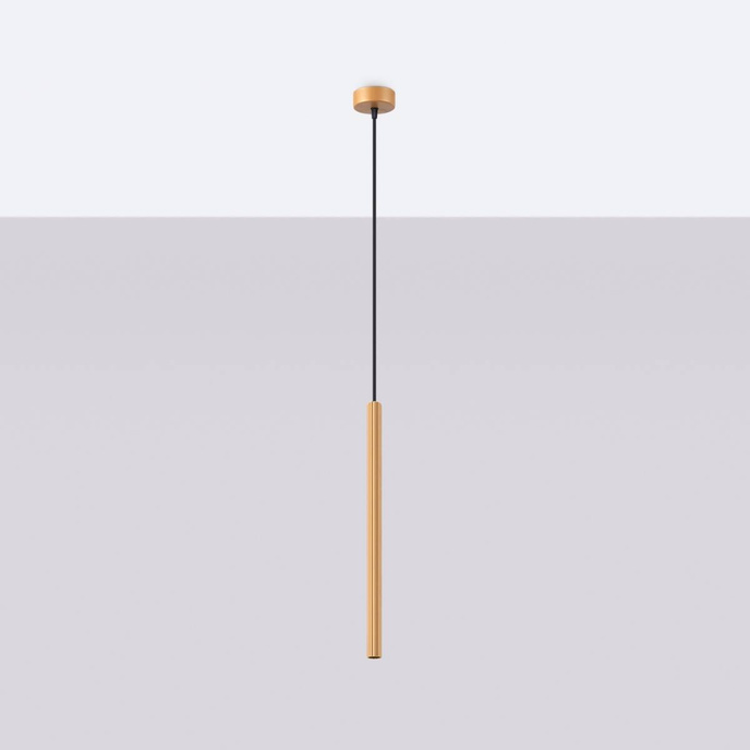 ARCHE 1 pendellampa i guld + 1x G9 LED-lampa 3000K varm 4,5W 450lm