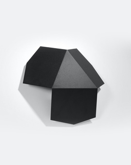 Vägglampa TRE svart + 2x LED-lampa G9 4000K Cold 4,5W 530lm