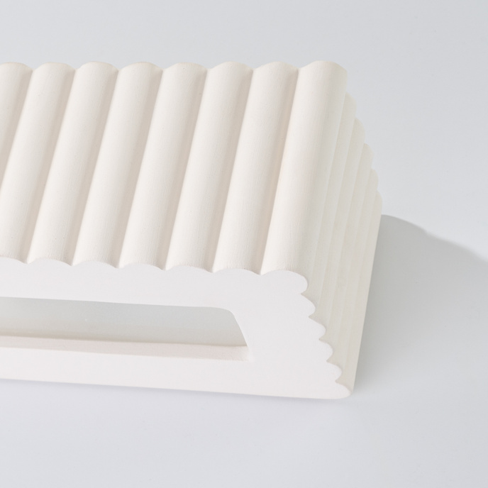 Vägglampa keramik RIGATA