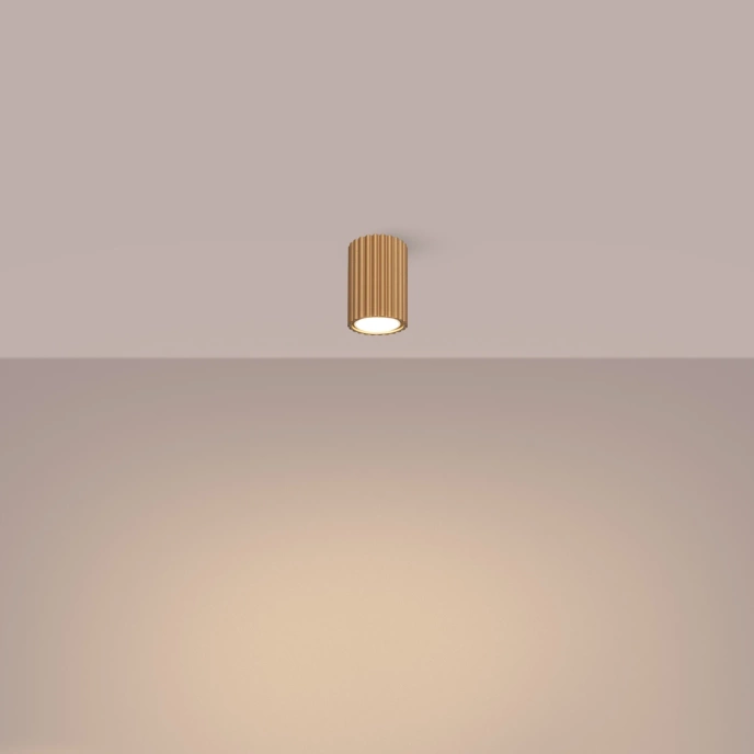 Taklampa KARBON 10 guld