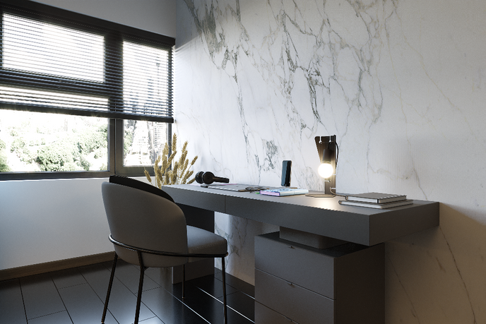 Skrivbordslampa ARBY svart + 1x LED-lampa E27 4000K Cold 7,5W 650lm