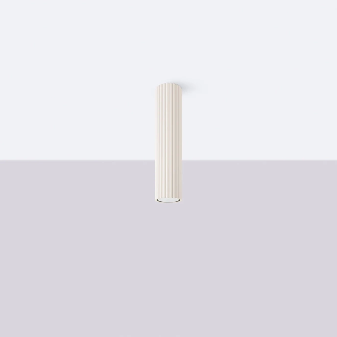 Taklampa KARBON 30 beige