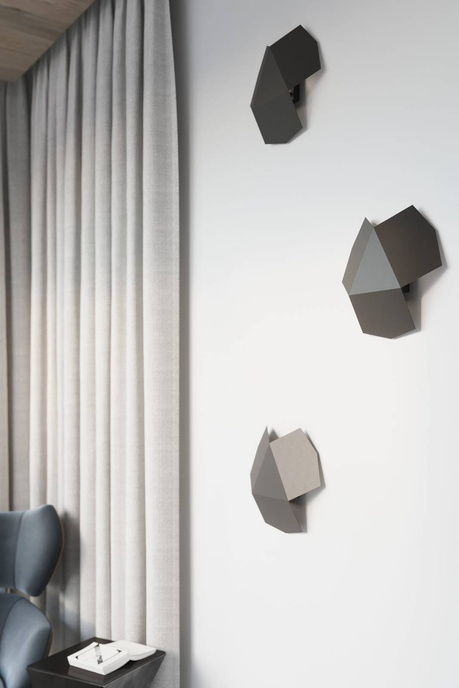 Vägglampa TRE svart + 2x LED-lampa G9 3000K varm 4,5W 510lm