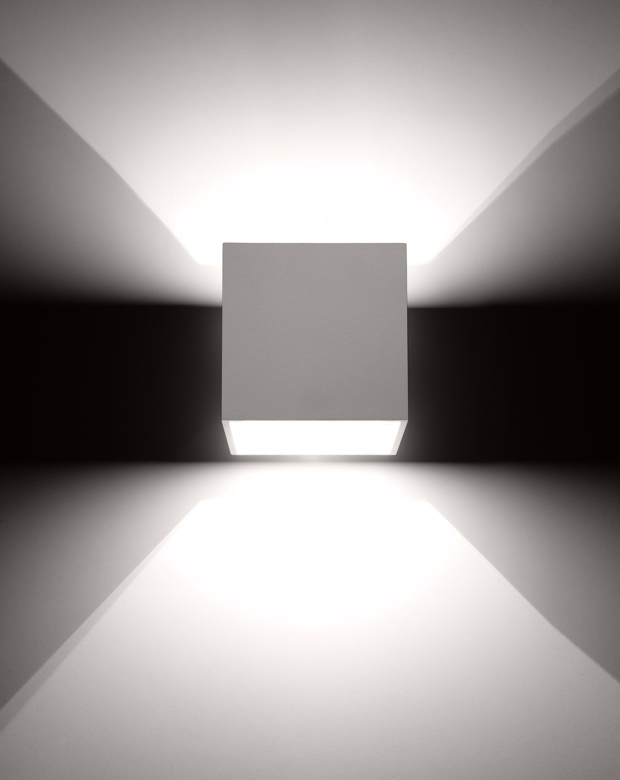 Vägglampa QUAD 1 vit + 1x LED-glödlampa G9 4000K kall 4,5W 460lm