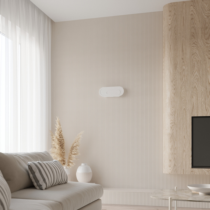 Vägglampa SACCON vit + 2x LED-lampa G9 4000K kall 4,5W 530lm