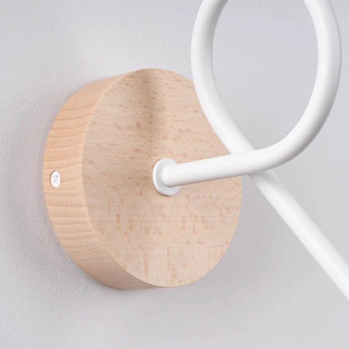 Vägglampa EMBER vit