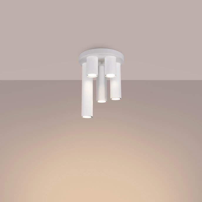 Taklampa LAGOS 5P vit