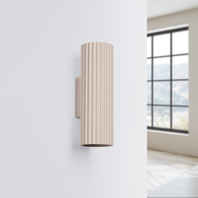 Vägglampa KARBON 20 taupe