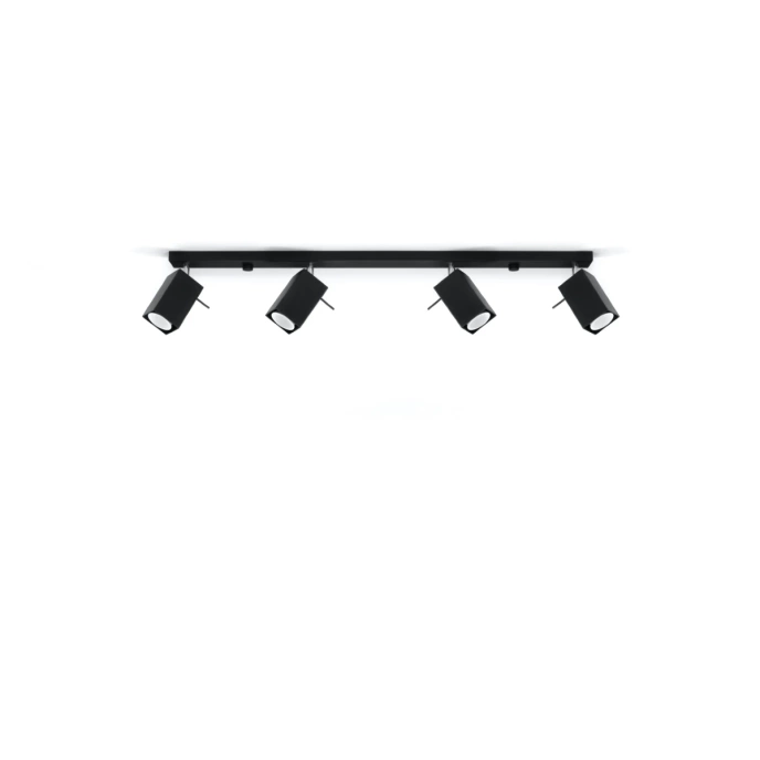 Taklampa MERIDA 4L svart