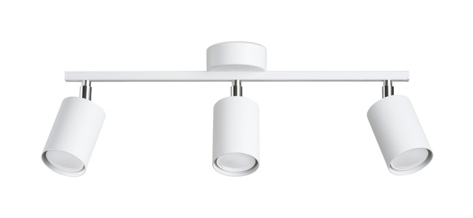 Plafond LEMMI 3 vit + 3x LED-lampa GU-10 3000K varm 7W 510lm