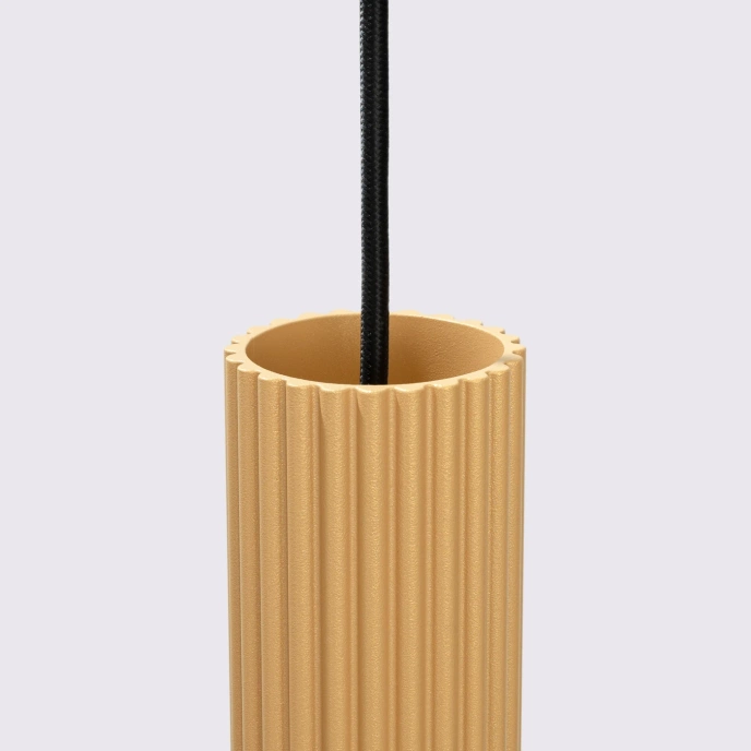 Pendellampa KARBON 3P guld