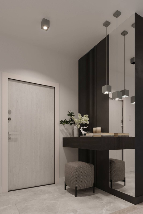 Plafond QUAD 2 grå + 2x LED-lampa GU-10 4000K kall 7W 630lm