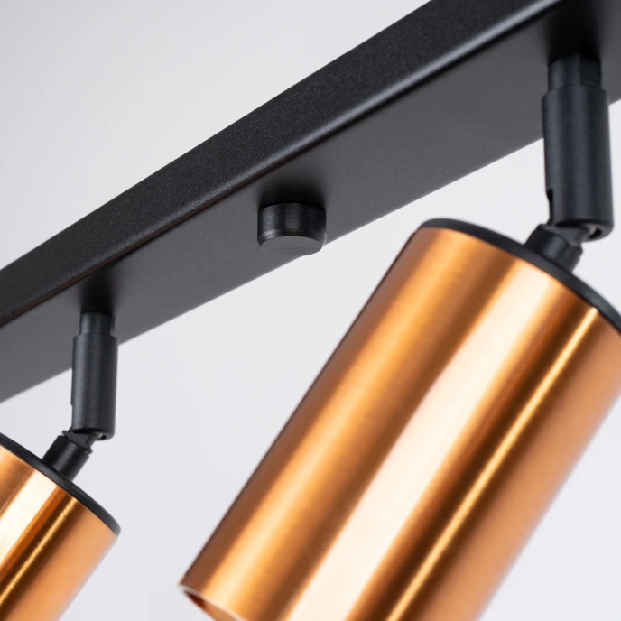 Plafond WINX 6L svart/koppar