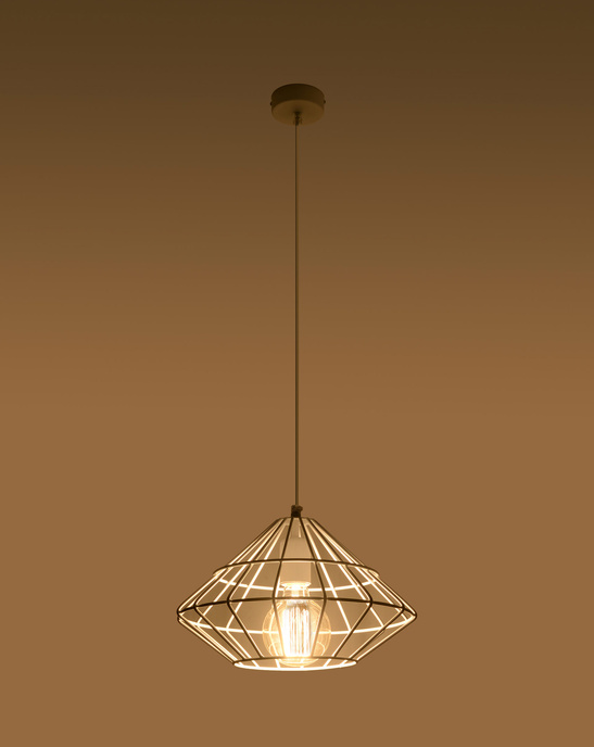 UMBERTO taklampa vit + 1x LED-glödlampa E27 3000K varm 7,5W 620lm