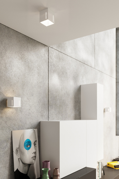 Vägglampa PIXAR vit + 1x LED-glödlampa G9 3000K varm 4,5W 510lm