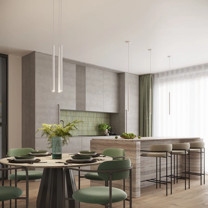 Pendellampa ARCHE 3P vit