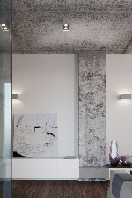 Vägglampa QUAD MAXI svart + 2x LED-lampa G9 4000K Cold 4,5W 530lm