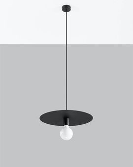 FLAVIO taklampa svart + 1x LED-lampa E27 3000K varm 7,5W 620lm