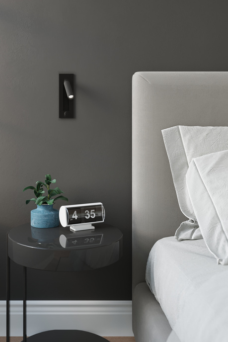 Vägglampa ENIF svart + 1x LED-lampa G9 3000K varm 4,5W 510lm