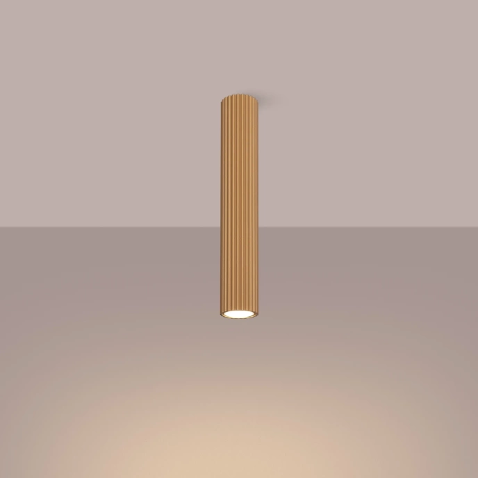 Taklampa KARBON 40 guld