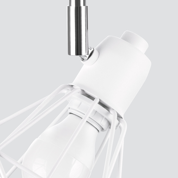 Plafond ARTEMIS 2 vit + 2x LED-lampa E14 4000K Kall 7,5W 680lm