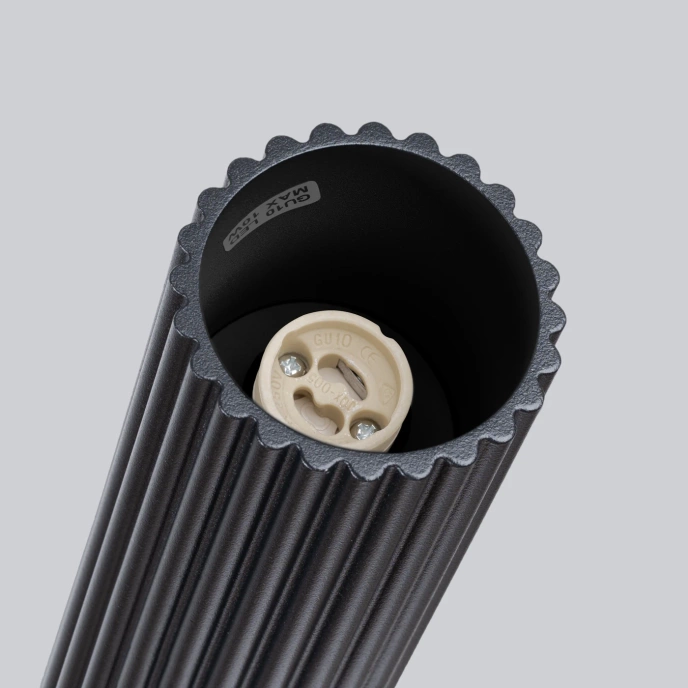 Taklampa KARBON 40 svart