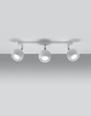 Plafond OCULARE 3 vit + 3x LED-lampa GU-10 4000K Kall 7W 630lm