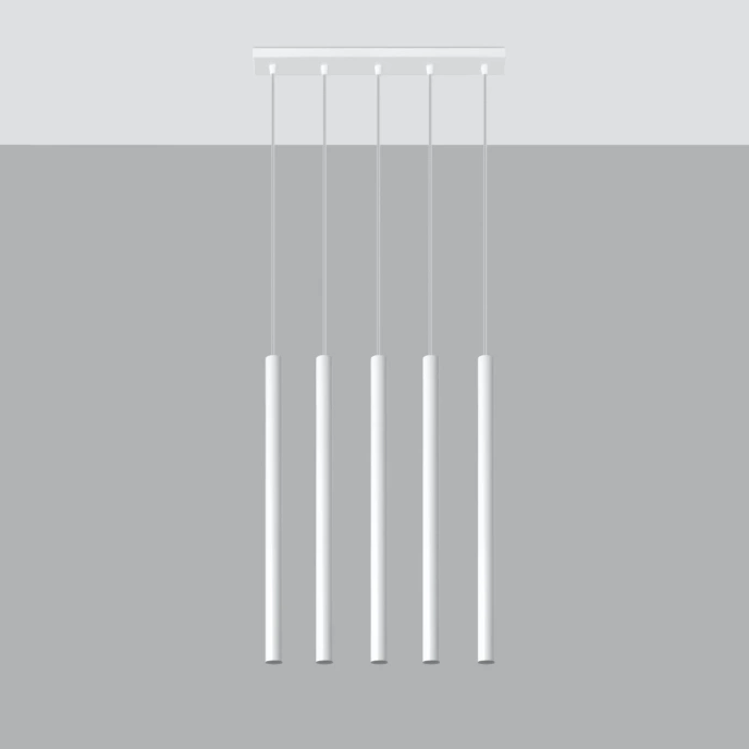 Pendellampa PASTELO 5 vit