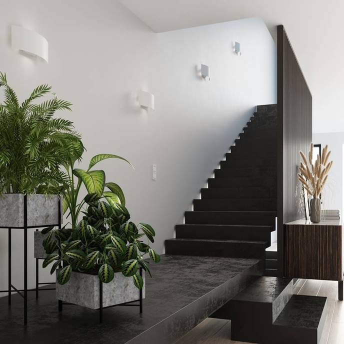 Vägglampa MAGNUS vit + 2x LED-lampa G9 3000K varm 4,5W 510lm