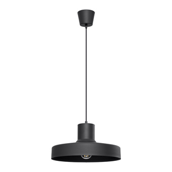 BILO taklampa svart + 1X LED-lampa E27 4000K Cold 7,5W 690lm