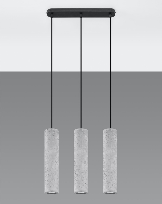 LUVO 3 taklampa + 3x GU-10 3000K varm 7W 620lm LED-lampa