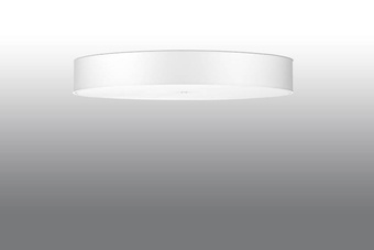 Plafond SKALA 100 vit + 6x LED-lampa E27 3000K varm 7,5W 620lm
