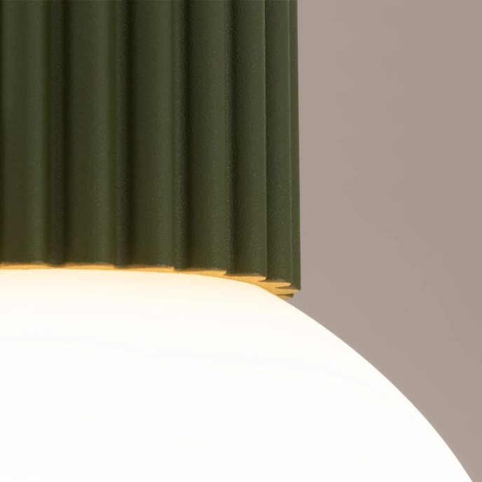 Taklampa HALO olivgrön IP44