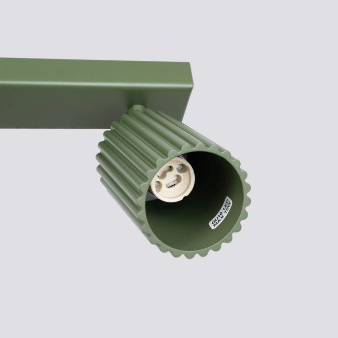 Plafond KARBON 2 olivgrön