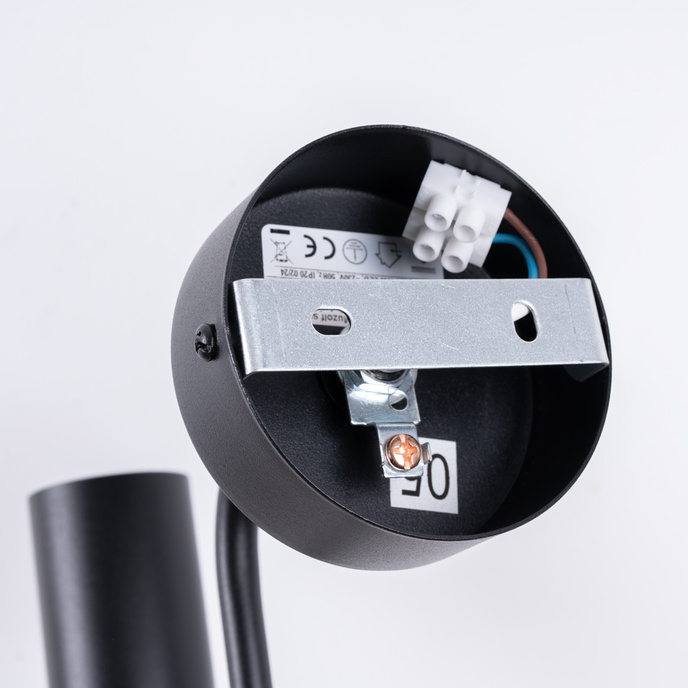 Vägglampa VECTOR svart + 1X LED-lampa E27 3000K 7W 760lm