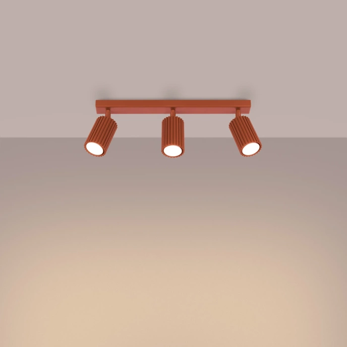 Plafond KARBON 3L ockraröd