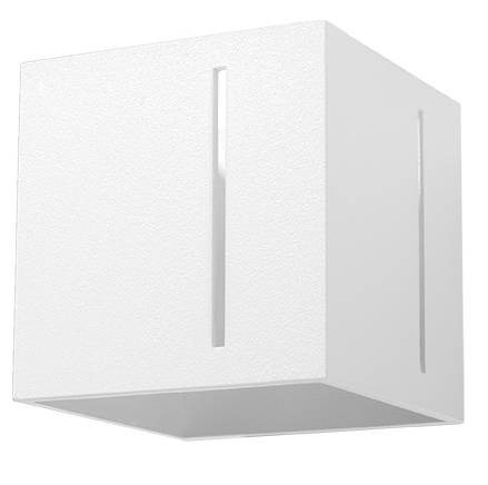 Vägglampa PIXAR vit + 1x LED-glödlampa G9 3000K varm 4,5W 510lm