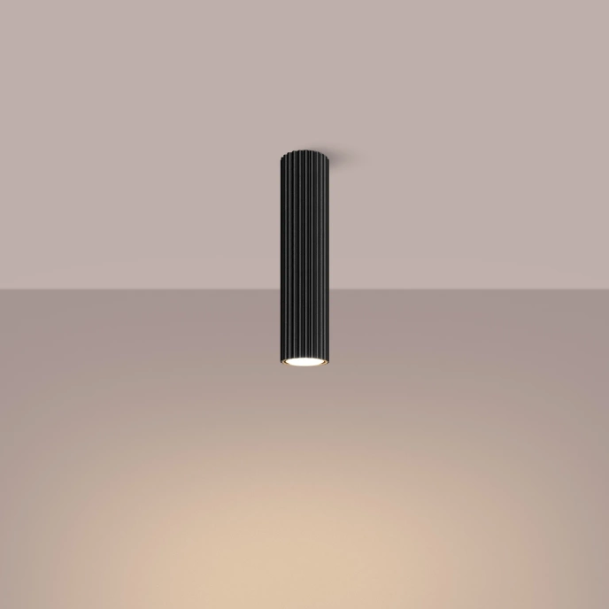 Taklampa KARBON 30 svart