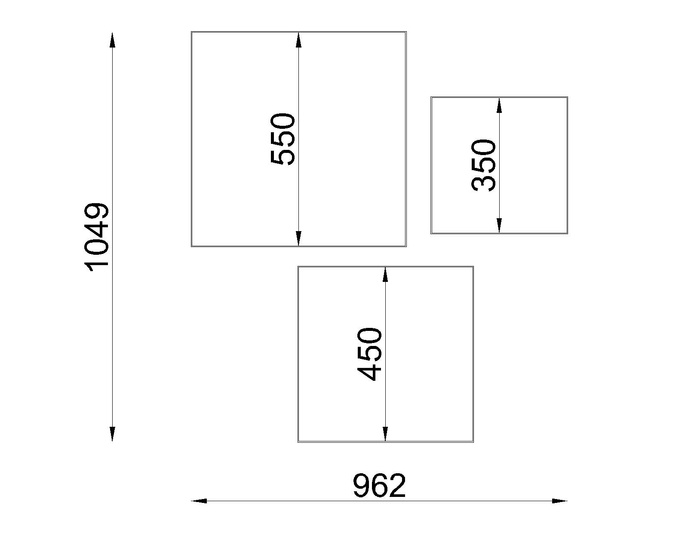 Takplafond HORUS 35 GREY + 2x LED-lampa E27 3000K varm 7,5W 620lm