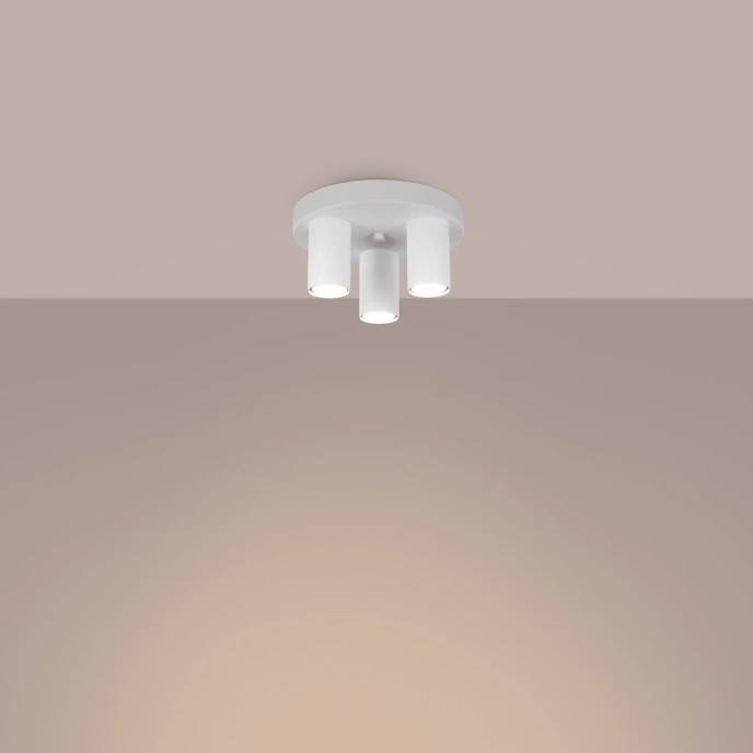 Taklampa LAGOS 3P vit